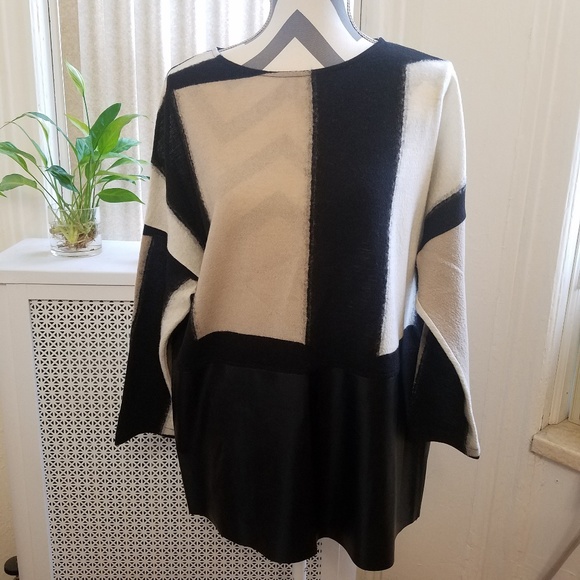 Lafayette 148 color block sweater - Picture 1 of 7